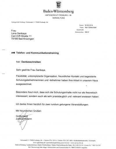 Bild Referenz Amtsgericht Freiburg